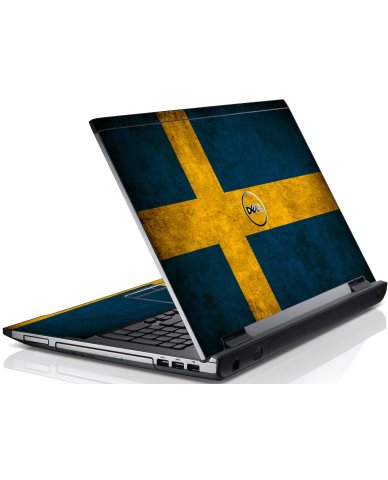 Swedish Flag Dell V3550 Laptop Skin