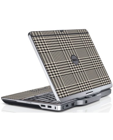 Grey Plaid Dell XT3 Laptop Skin