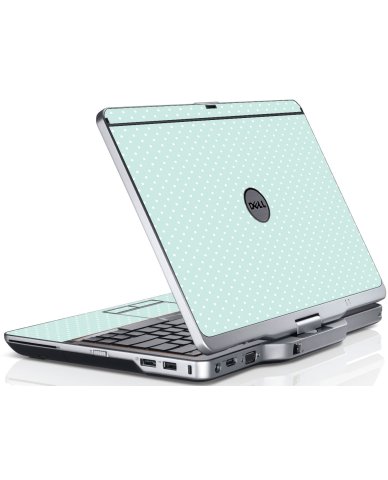 Dell Latitude XT LIGHT BLUE POLKA DOTS Laptop Skin