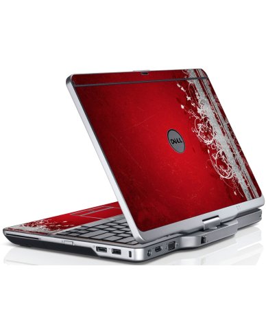 Dell Latitude XT RED GRUNGE Laptop Skin