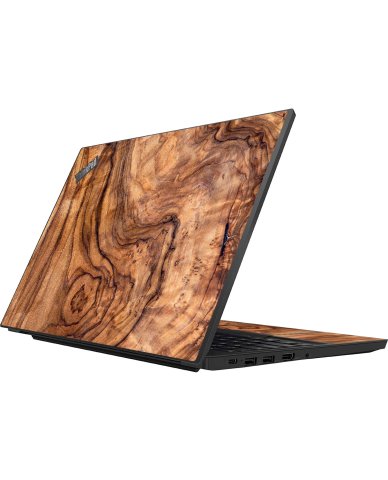 IBM/Lenovo ThinkPad E15 G1 OLIVE WOOD Laptop Skin
