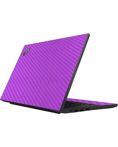 IBM/Lenovo ThinkPad E15 G1 PURPLE CARBON FIBER Laptop Skin