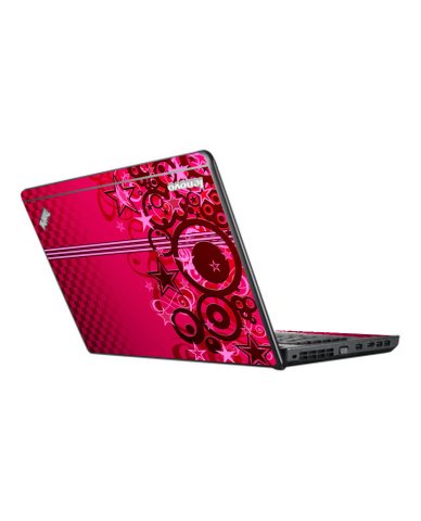ThinkPad E530 PINK GRUNGE STARS Laptop Skin