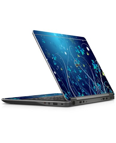 Dell Latitude E7440 BLUE FLOWERS Laptop Skin