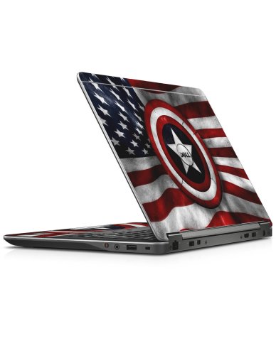 Dell Latitude E7440 CAPTAIN AMERICA FLAG Laptop Skin
