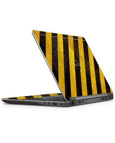 Dell Latitude E7250 CAUTION STRIPES Laptop Skin