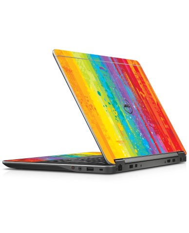 Dell Latitude E7250 GRUNGE RAINBOW Laptop Skin