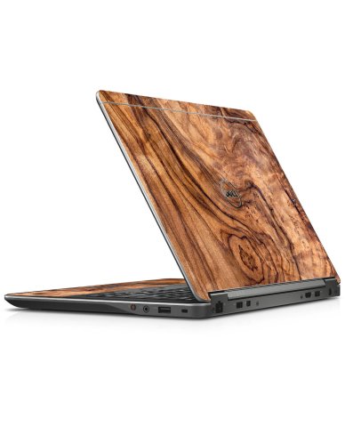 Dell Latitude E7250 OLIVE WOOD Laptop Skin