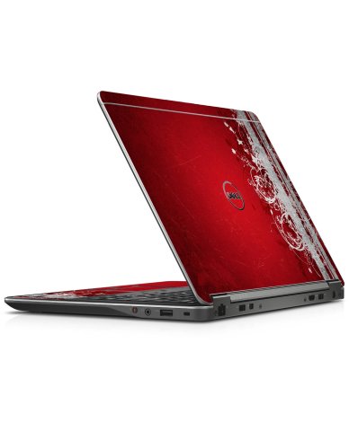 Dell Latitude E7250 RED GRUNGE Laptop Skin