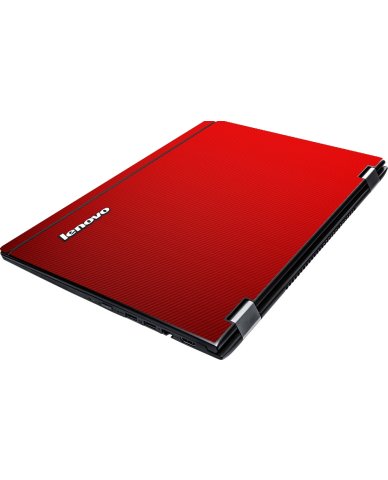 Lenovo Edge 2-1580 RED CARBON FIBER Laptop Skin
