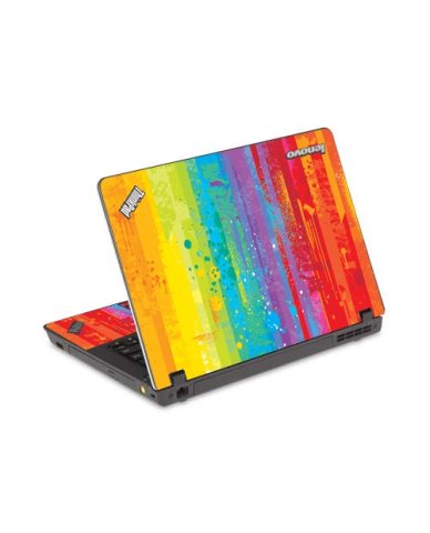 Lenovo Edge E420 GRUNGE RAINBOW Laptop Skin