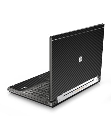 HP EliteBook 8760W BLACK CARBON FIBER Laptop Skin