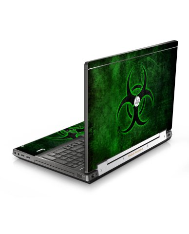HP EliteBook 8770W GREEN BIOHAZARD Laptop Skin