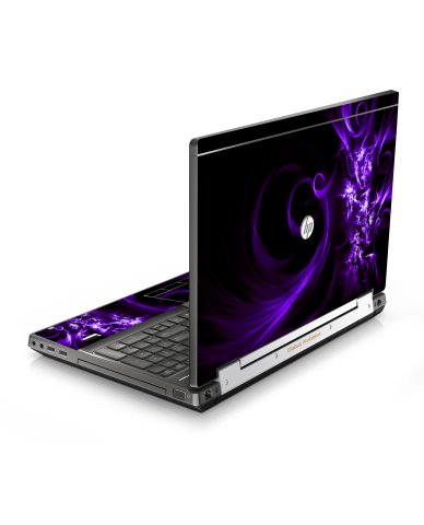 HP EliteBook 8570W PURPLE SPIRAL Laptop Skin