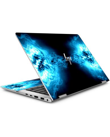 HP EliteBook X360 1030 G3 BLUE PLASMA Laptop Skin