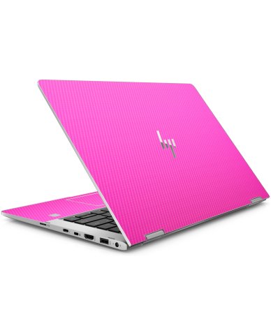 HP EliteBook X360 1030 G3 PINK CARBON FIBER Laptop Skin