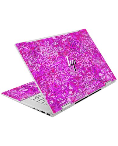 Envy X360 15 EW0013DX OCEAN BOTTOM FLOWERS Laptop Skin