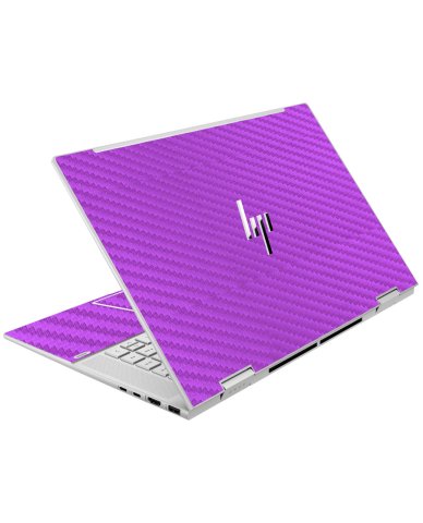 Envy X360 15 EW0013DX PURPLE CARBON FIBER Laptop Skin