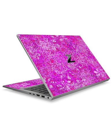 HP ZBook Firefly 15 G7 OCEAN BOTTOM FLOWERS Laptop Skin