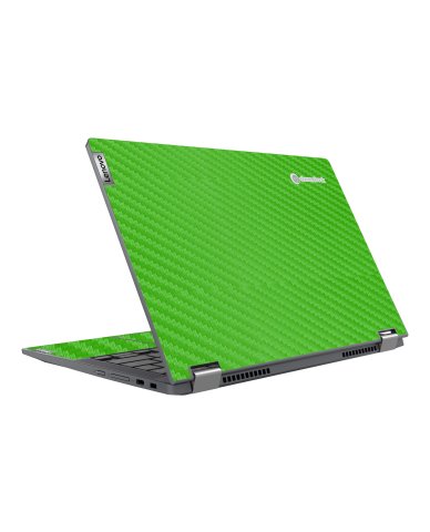 IdeaPad Flex 5 Chromebook 13ITL6 GREEN CARBON FIBER Laptop Skin