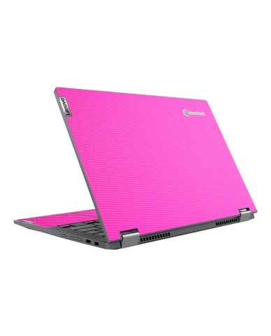IdeaPad Flex 5 Chromebook 13ITL6 PINK CARBON FIBER Laptop Skin