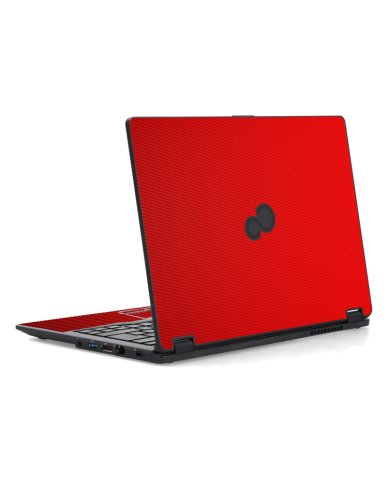 Fujitsu LifeBook U747 RED CARBON FIBER Laptop Skin