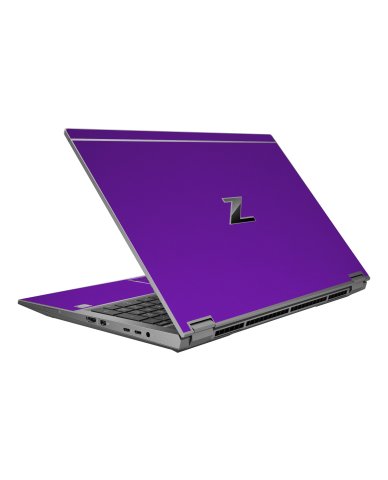 HP ZBook Fury 15 G7 CHROME PURPLE Laptop Skin