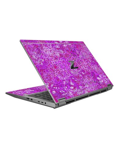 HP ZBook Fury 15 G7 OCEAN BOTTOM FLOWERS Laptop Skin