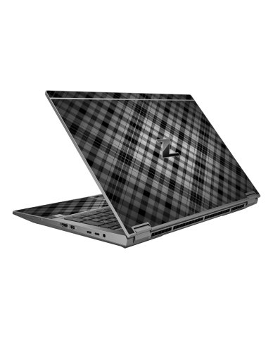 HP ZBook Fury 15 G7 POSH PLAID Laptop Skin