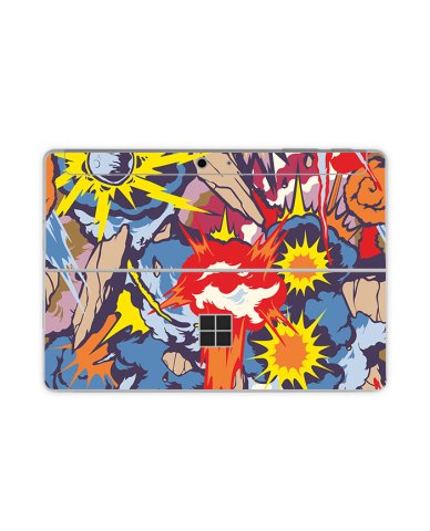 Microsoft Surface Go 1824 COMIC EXPLOSIONS Laptop Skin
