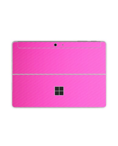Microsoft Surface Go 1824 PINK CARBON FIBER Laptop Skin