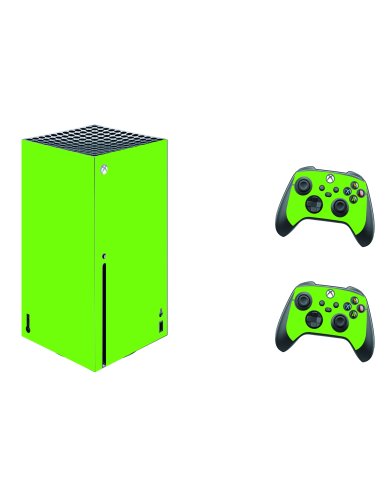 Microsoft Xbox Series X GREEN Laptop Skin