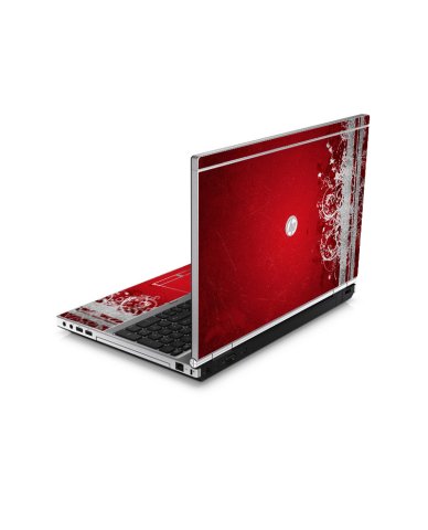 HP EliteBook 8560P RED GRUNGE Laptop Skin