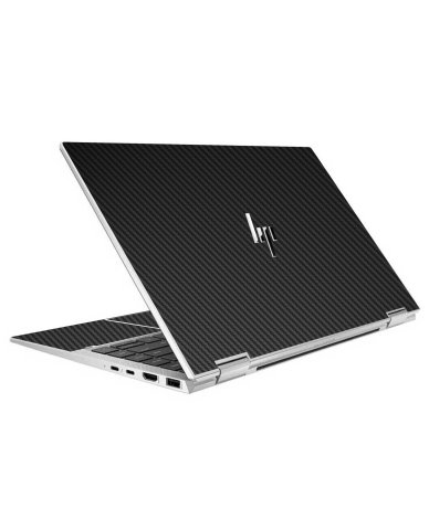 HP EliteBook X360 1040 G7 BLACK CARBON FIBER Laptop Skin