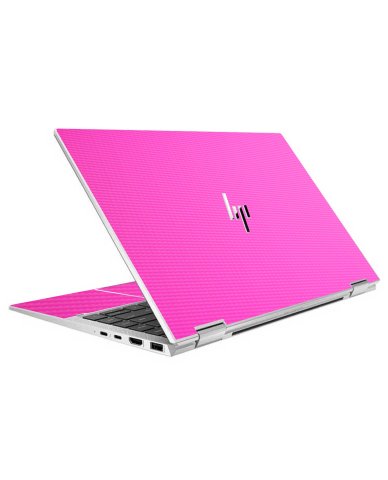 HP EliteBook X360 1040 G7 PINK CARBON FIBER Laptop Skin