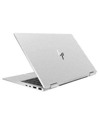 HP EliteBook X360 1040 G7 WHITE CARBON FIBER Laptop Skin