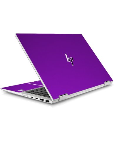 HP EliteBook X360 1040 G5 / G6 CHROME PURPLE Laptop Skin