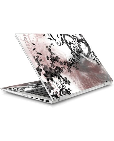 HP EliteBook X360 1040 G5 / G6 FLOWERS AND UMBRELLAS Laptop Skin