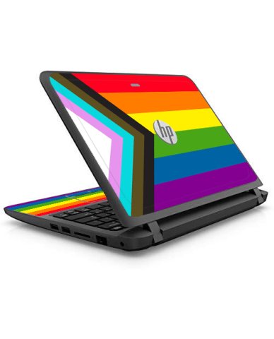 HP ProBook 11 G1 PROGRESSIVE PRIDE FLAG Laptop Skin