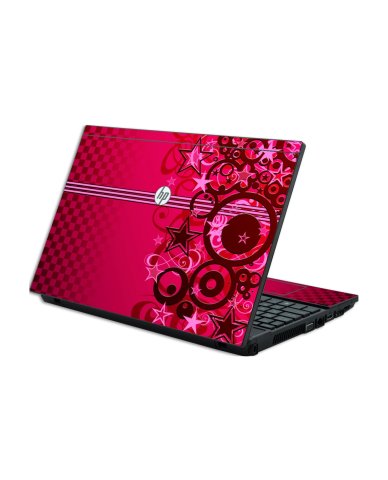 ProBook 4520S PINK GRUNGE STARS Laptop Skin