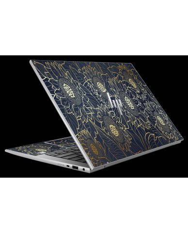 HP ZBook Firefly 14 G10 Mobile Workstation ETCHED SUNFLOWERS Laptop Skin