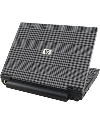 Darkest Grey Plaid HP Elitebook 2530P Laptop Skin