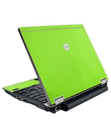 HP EliteBook 2540P GREEN CARBON FIBER Laptop Skin
