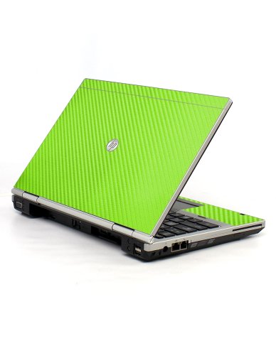 HP EliteBook 2570P GREEN CARBON FIBER Laptop Skin
