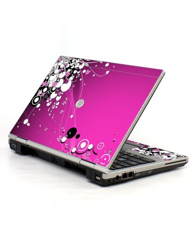 HP EliteBook 2570P PINK FLOWERS Laptop Skin