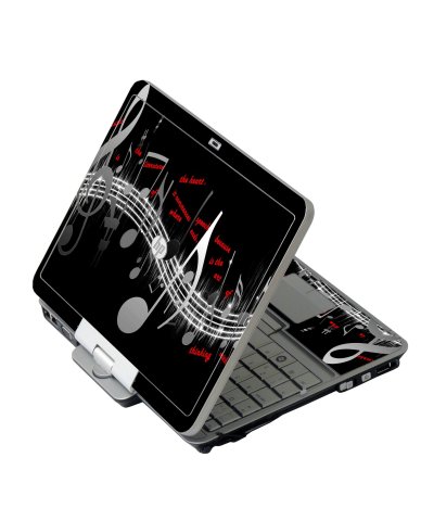 Music Notes HP 2760P Laptop Skin