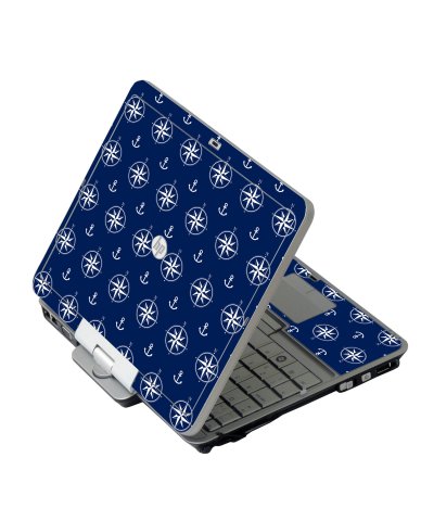 Nautical Anchors HP 2760P Laptop Skin