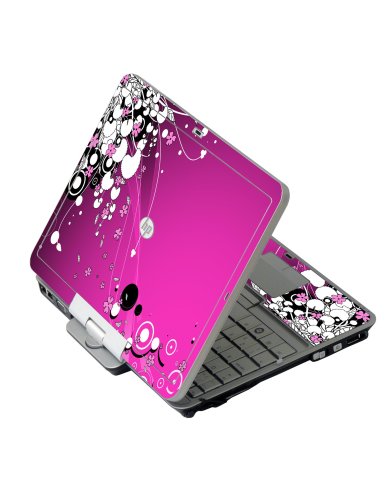 Pink Flowers HP 2760P Laptop Skin