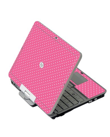 Pink Polka Dot HP 2760P Laptop Skin