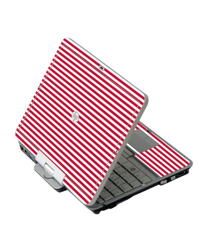 Red Stripes HP 2760P Laptop Skin